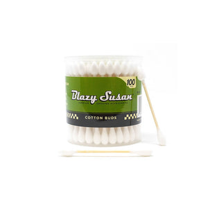 Blazy Susan Cotton Swabs - 100 count - White