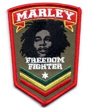 Bob Marley Freedom Fighter Patch