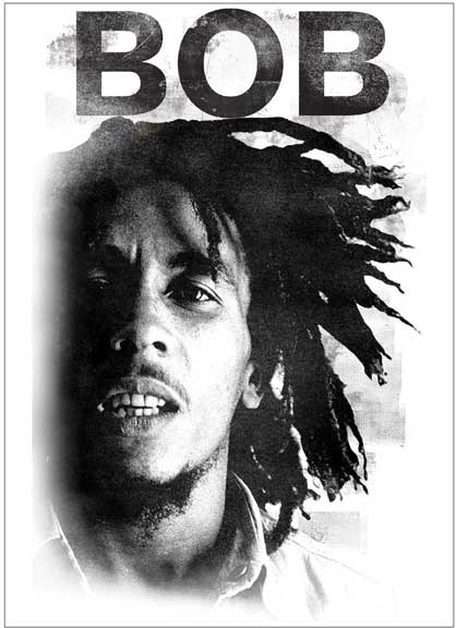 Bob Marley Legend Remix Sticker