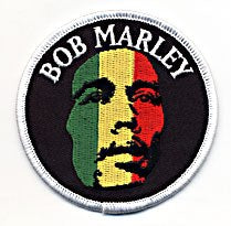 Bob Marley Rasta Face Patch