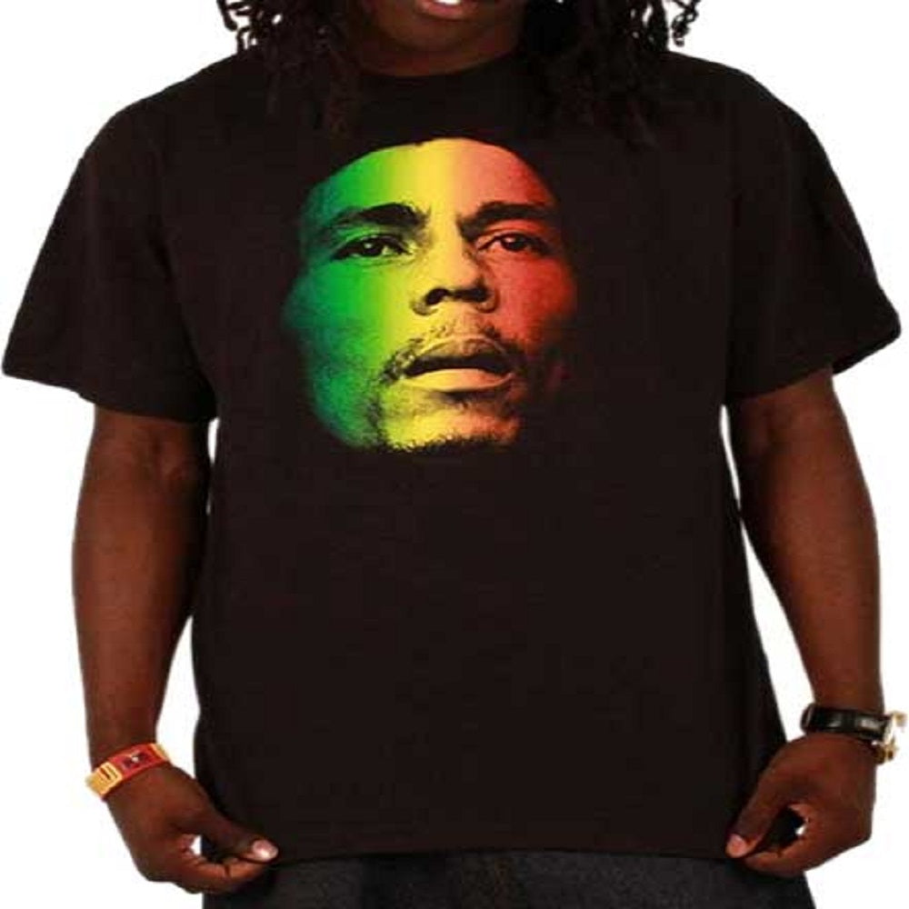 Bob Marley Rasta Face T-Shirt