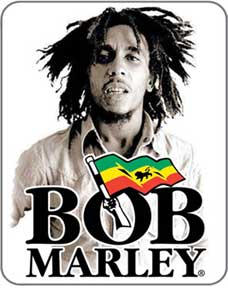 Bob Marley Sepia Sticker