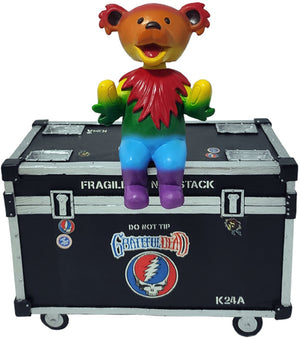 Grateful Dead Dancing Bear with Stage Box Bobblehead