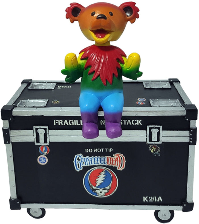 Grateful Dead Dancing Bear with Stage Box Bobblehead