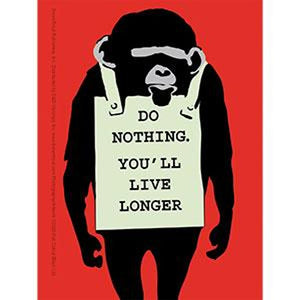 Banksy Do Nothing Sticker