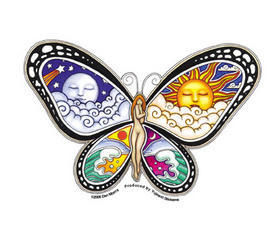 Butterfly Nymph Sticker