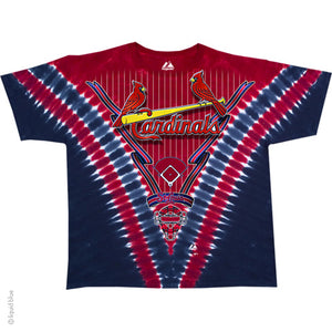 St. Louis Cardinals V Tie-Dye T-Shirt