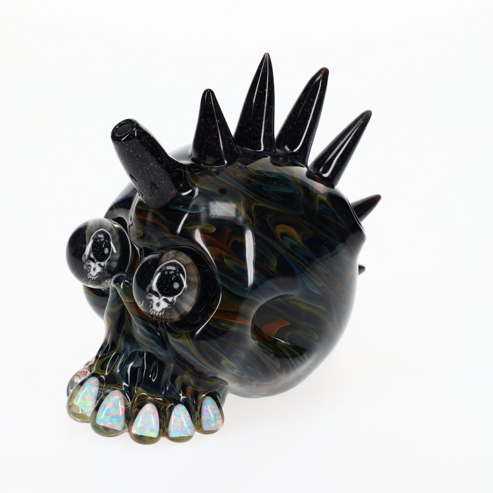 Carsten Carlile Glass X Jakers Glass Fumed Skull