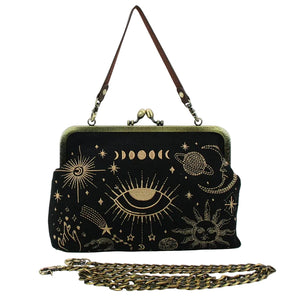 Celestial Kisslock Bag