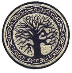 Celtic Tree Embroidered Patch
