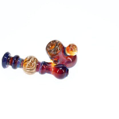 Chad G Glass Amber Woodgrain Sidecar Sherlock