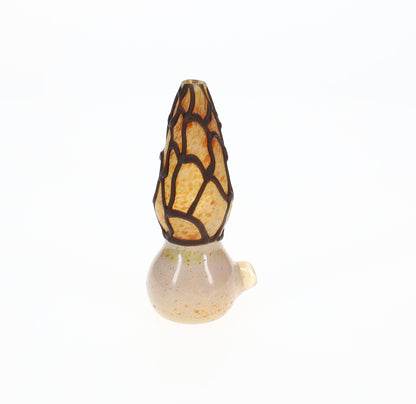 Chad G Glass Morel Mushroom Hand Pipe