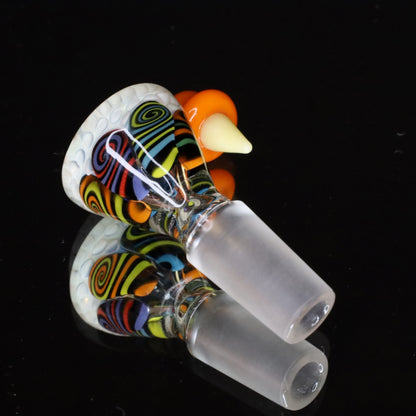 Chunk Glass Thumbprint 14mm Slide