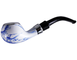 Classic Sherlock Pipe Bulbous Botanic Motif