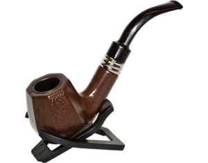 Classic Sherlock Pipe Hexagonal Dark Wood Grain