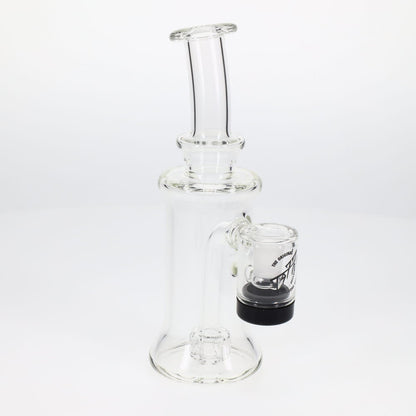Jeff Glass Art Clear Showerhead Perc Rig with Built-In Reclaim Catch