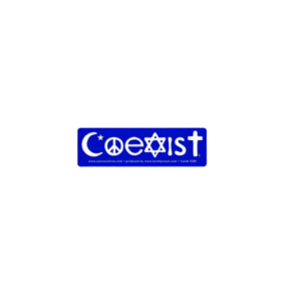 Coexist Bumper Sticker - Small