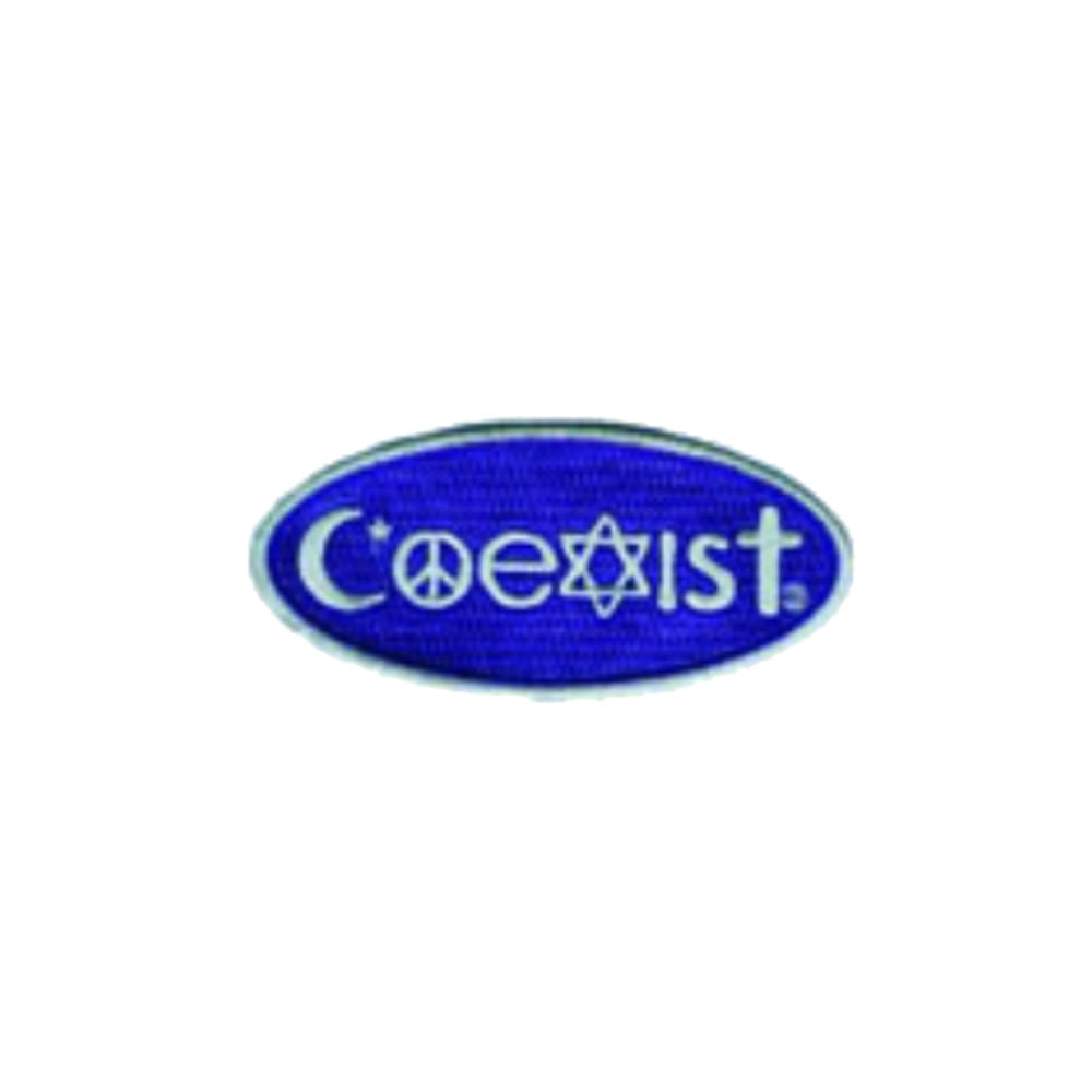 Coexist Oval Patch