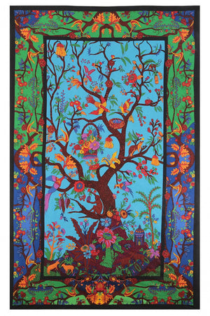 Colorful Tree Of Life Mini Tapestry