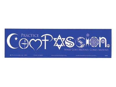Compassion Coexist Bumper Sticker SALE