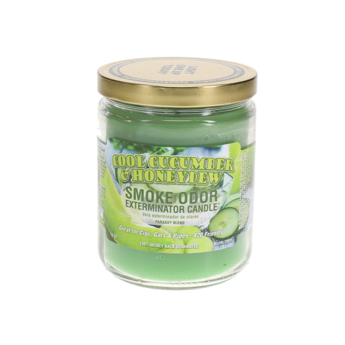Cool Cucumber & Honeydew Smoke Odor Candle
