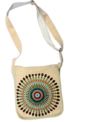 Cosmic Debris Mandala Print Bag