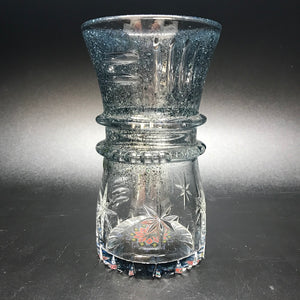 Rotational Science Double Maria Frit Glass / #4