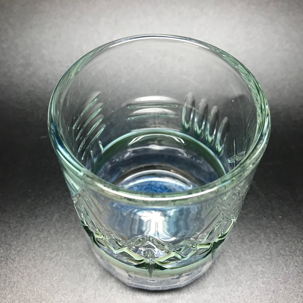 Rotational Science Hand Carved Swirl Wrapped Cocktail Glass