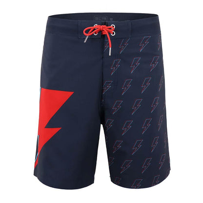 David Bowie Navy Bolt Board Shorts SALE