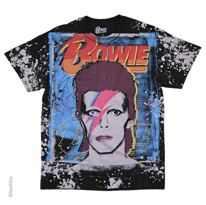 David Bowie Ziggy Havoc Splatter T-Shirt