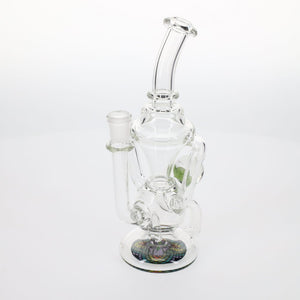 Dekal Glass Klein Recycler with Fillacello base and Dichro Marble