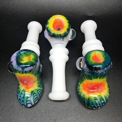 Dekal Glass Tie Dye Color Wrap Over White Hammer SALE