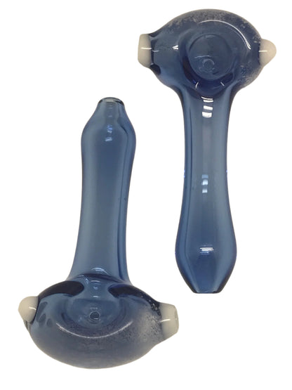 Deranged Lion Glass Blue Ocean Frit Pipe SALE