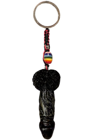 Ding Dong Black Keychain