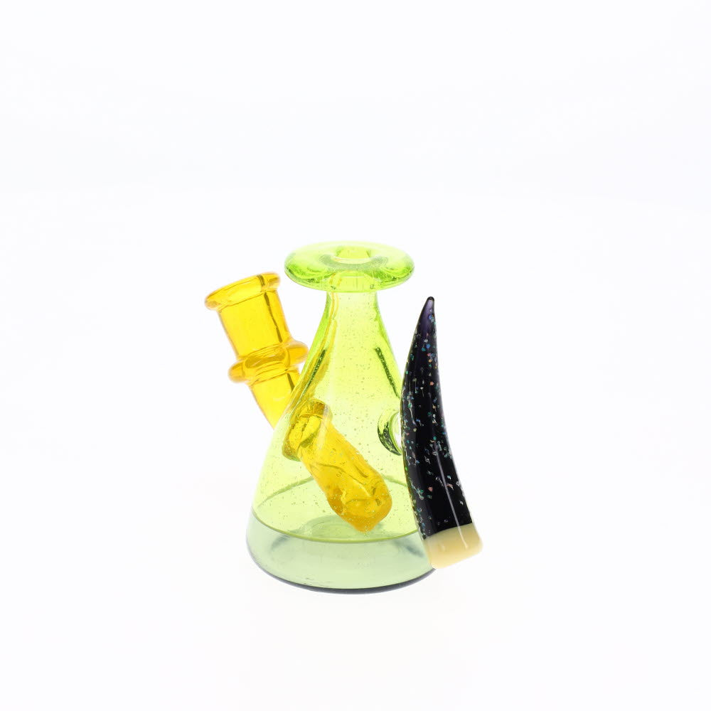 Dusty Glass CFL Worked Milk Bottle SALE