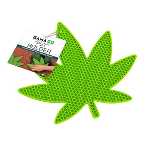 Pot Holder - Silicone Leaf