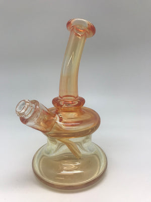 ET Glass Gold Fume Stem Beaker SALE