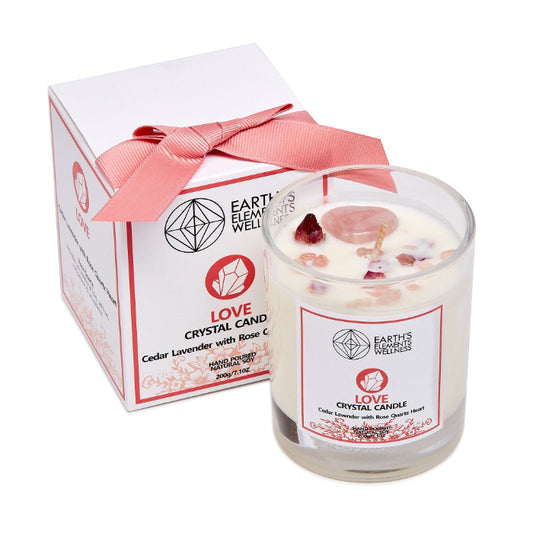 Earth's Elements Wellness Candle - Love