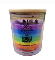 Earth's Elements Wellness Candle - Seven Chakra