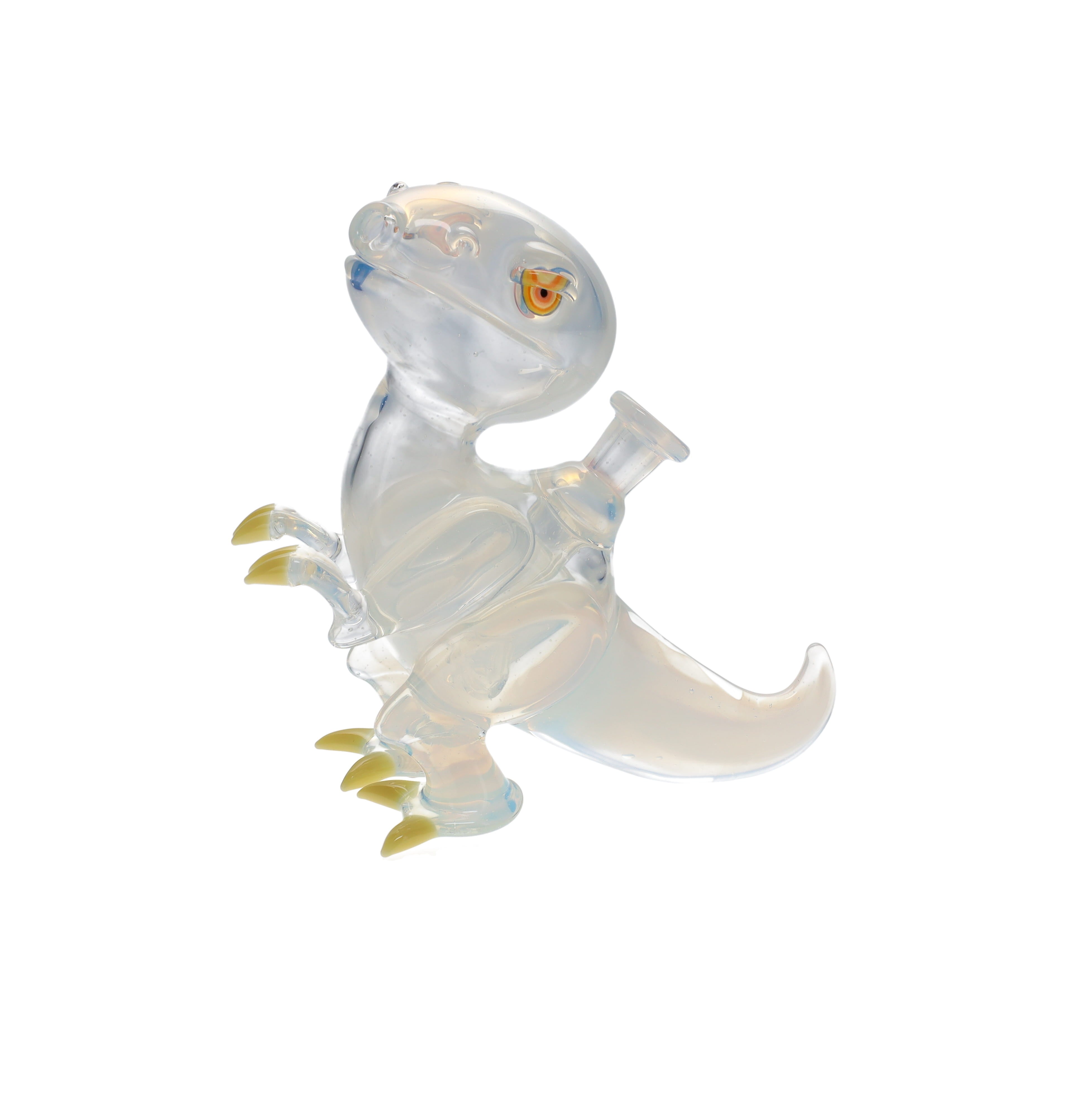 Elbo Glass Rig Elbo Glass Closed Mouth Raptor Rig - Secret White – Sunshine Daydream