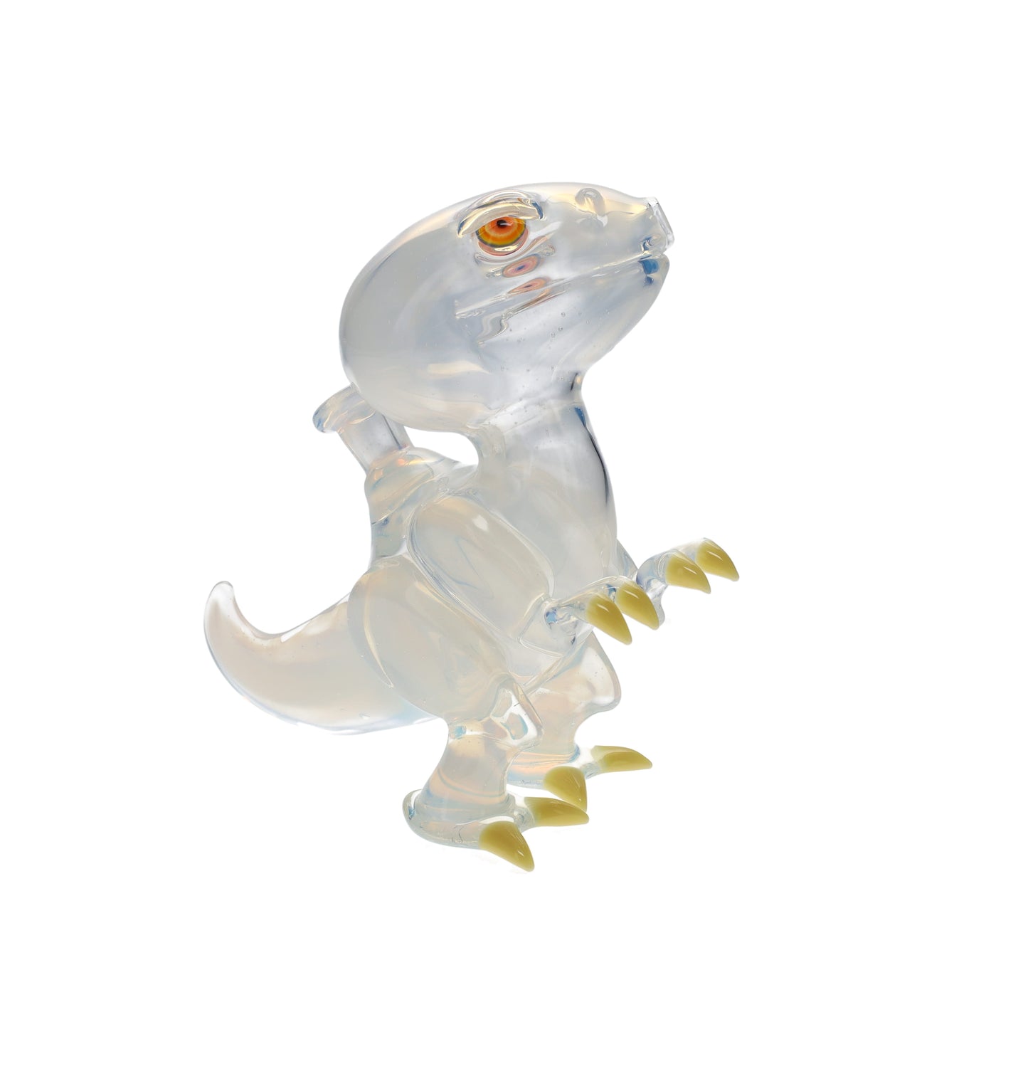 Elbo Glass Closed Mouth Raptor Rig - Secret White – Sunshine Daydream