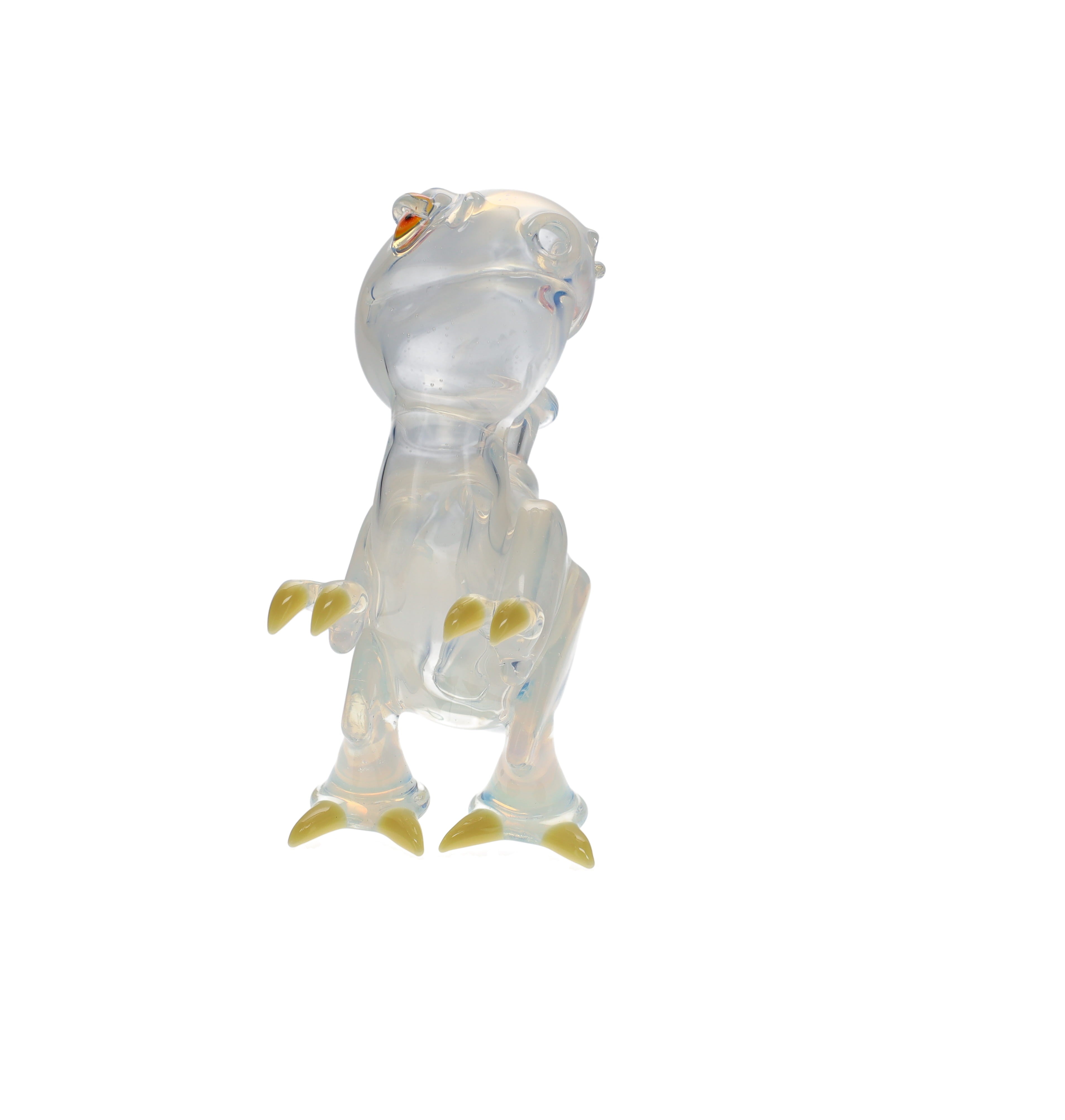 Elbo Glass Rig Elbo Glass Closed Mouth Raptor Rig - Secret White – Sunshine Daydream