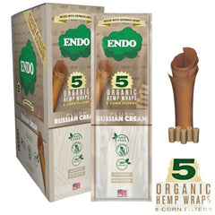 Endo Hemp Wraps Russian Cream 5 pack