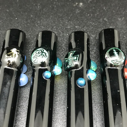 Fiona Phoenix Fire Glass Dichro Millie Hitter