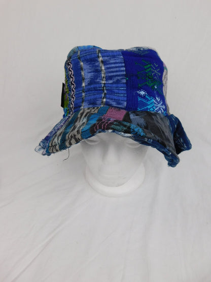 Floppy Patchwork Hat in Hand Made Fabric