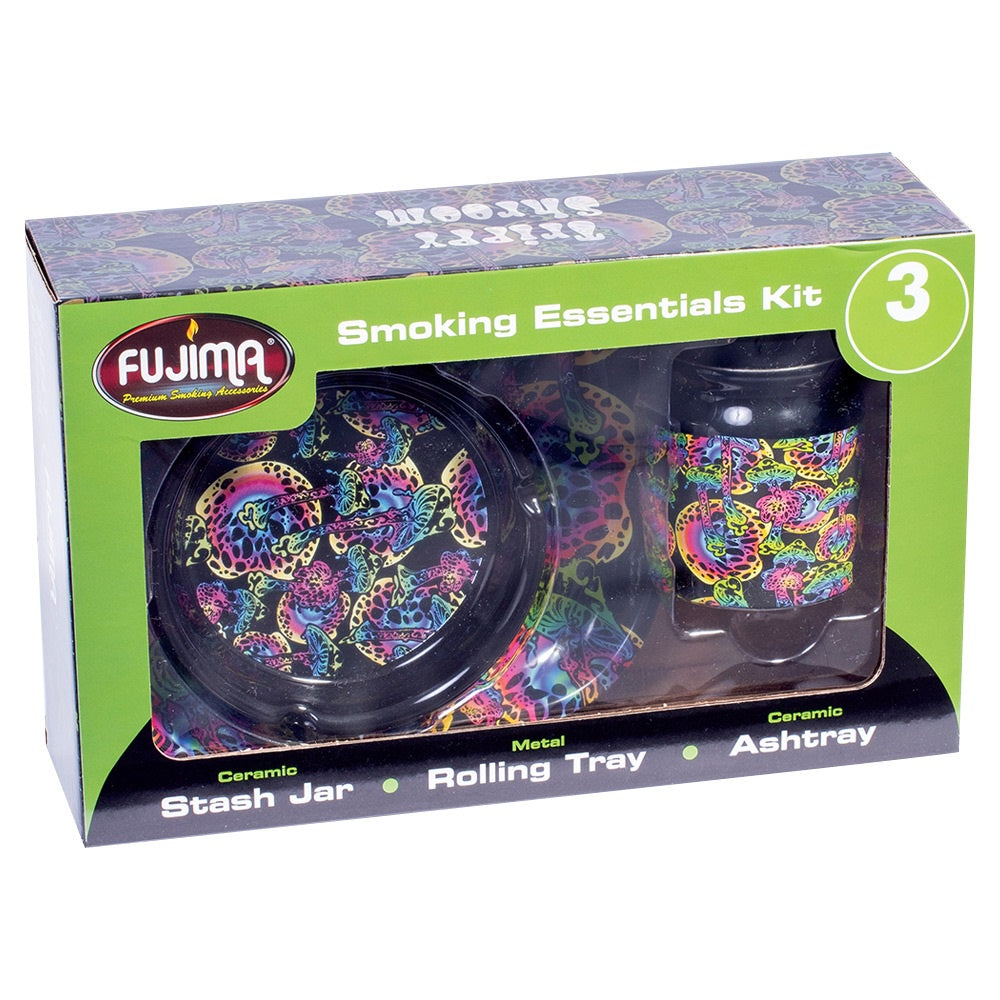 Smoking Essentials Gift Set - Neon Shrooms