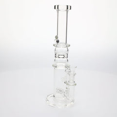 Geo's Glass Mini Shredder Beaker Waterpipe - 11"