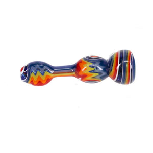 Gladstone Glass 3 Piece Dichro & Linework Chillum
