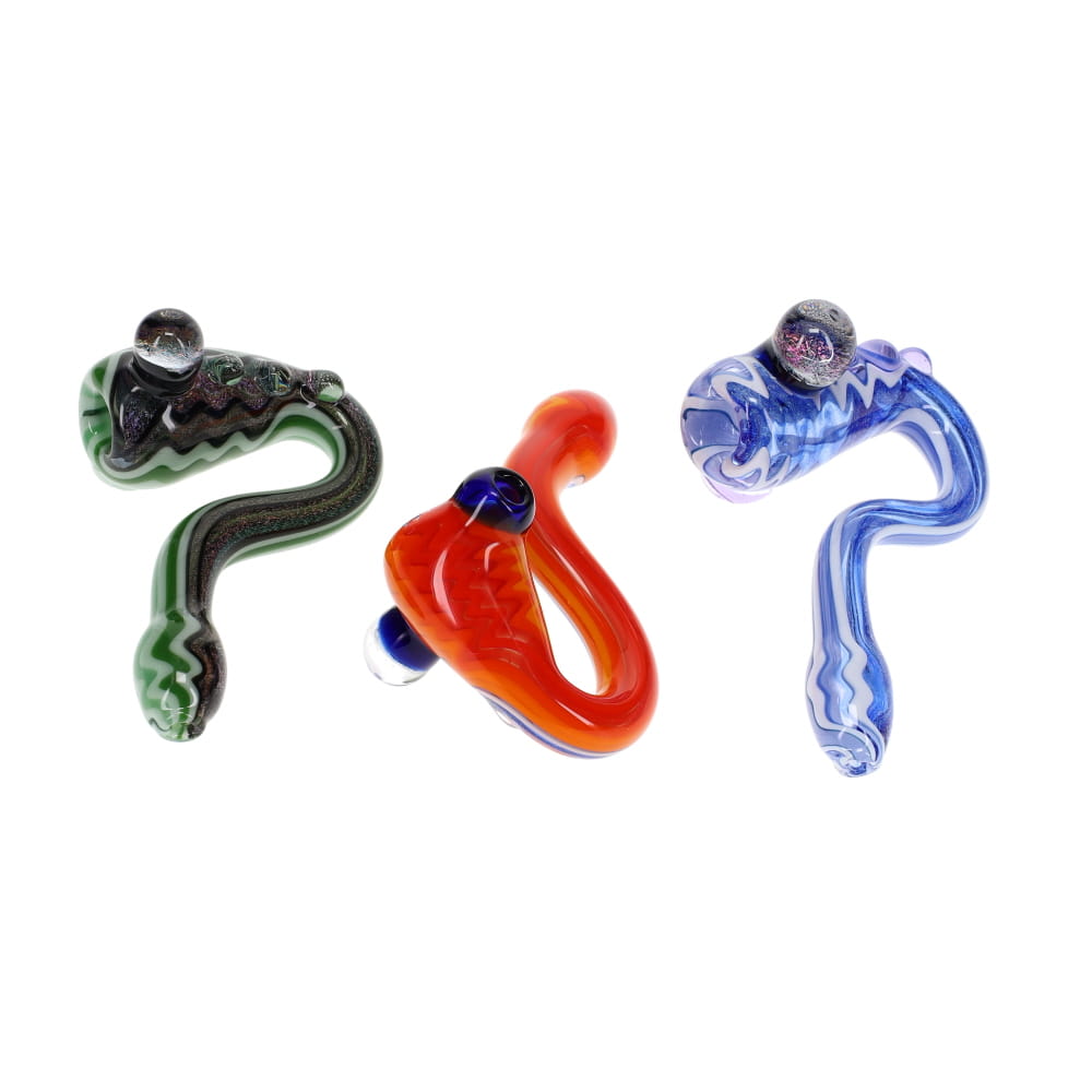 Gladstone Glass Jumbo Dichro & Linework Drop Sherlock