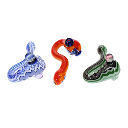 Gladstone Glass Jumbo Dichro & Linework Drop Sherlock